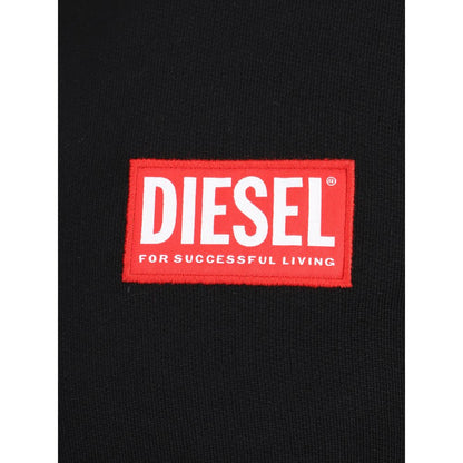 Diesel Black Cotton Sweatshirt
