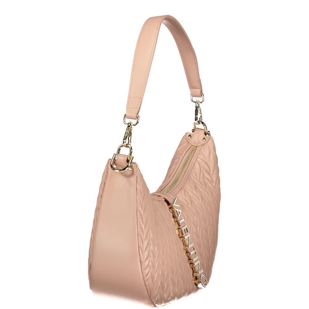 Mario Valentino Rosa Polyurethane Women's Shoulder Bag