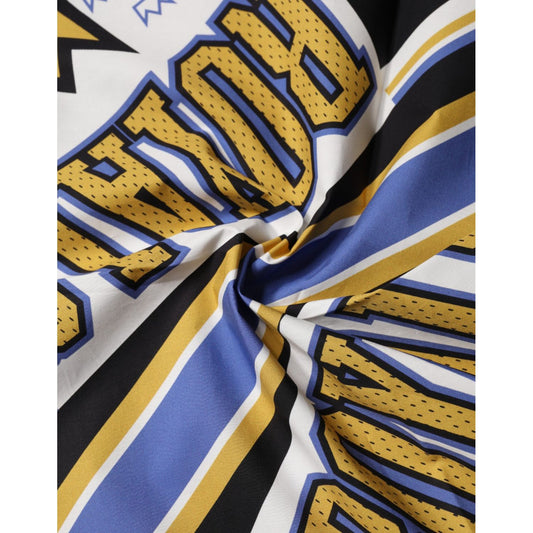 Dolce & Gabbana Multicolor DG Royals Square Foulard Men 50cm x 50cm Scarf