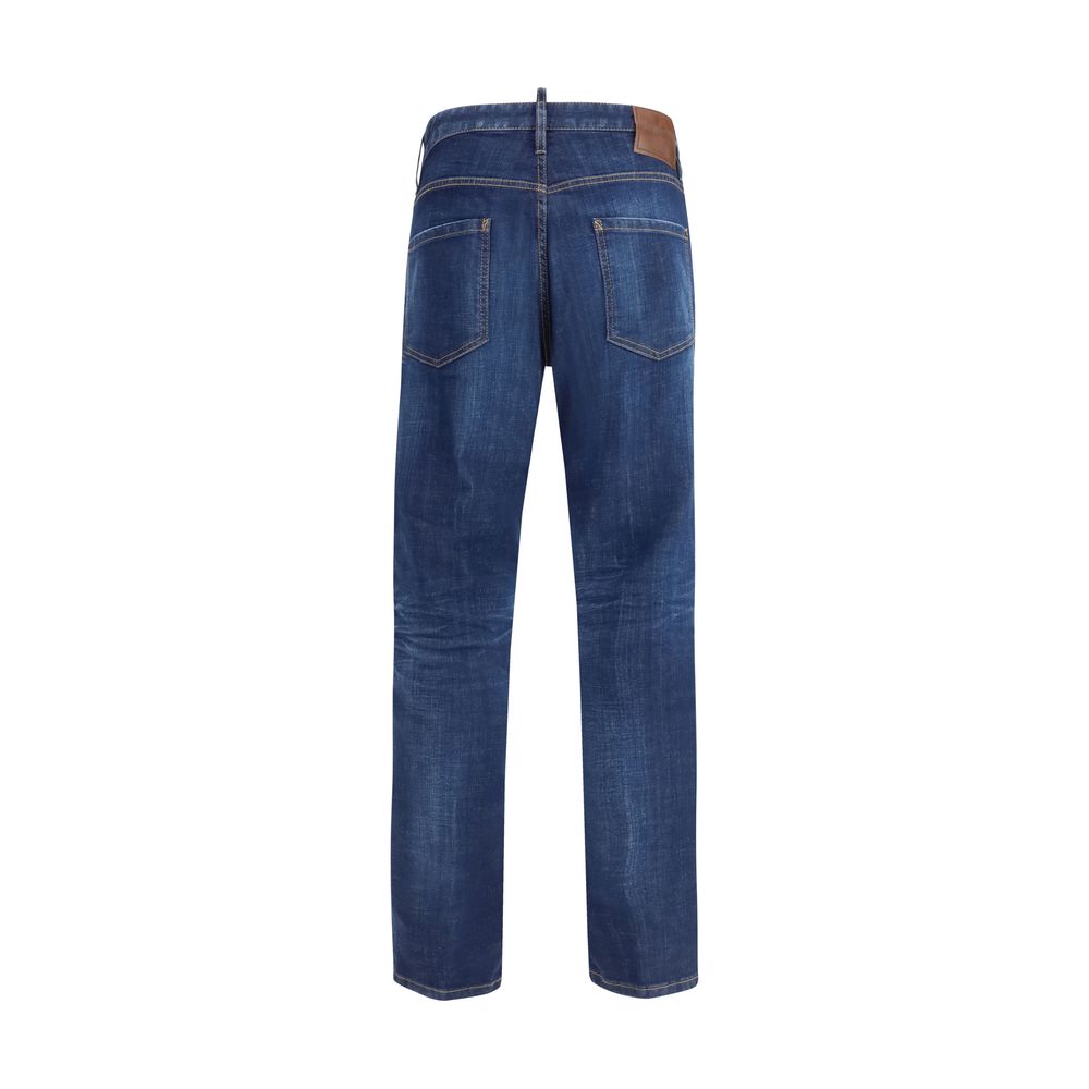 Dsquared² Blue Cotton Slim Fit Jeans 1728,72470364320,Blue,Clothing,Dsquared²,IT44 | XS,IT48 | M,IT50 | L,IT52 | XL,IT54 | XXL,IT56 | 3XL,Jeans Denim - Clothing,Men,New with tags,Slim Fit Jeans - Jeans Denim - Clothing