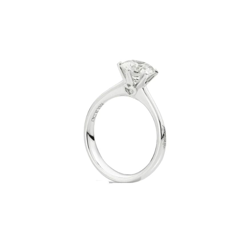Side view of ANELLI RECARLO MOD. R01SO014_037-13 diamond ring, showcasing elegant design and craftsmanship.