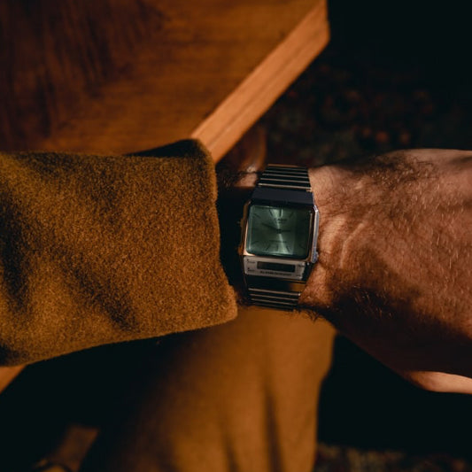 CASIO VINTAGE Mod. EDGY COLLECTION - AQUA GREEN AQ-800EC-2AEF