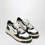 AUTRY Medalist black/white leather trainer