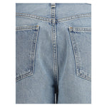 Back view of Agolde Echo Jeans showcasing denim texture and pocket details, highlighting modern style and tailoring for everyday wear.