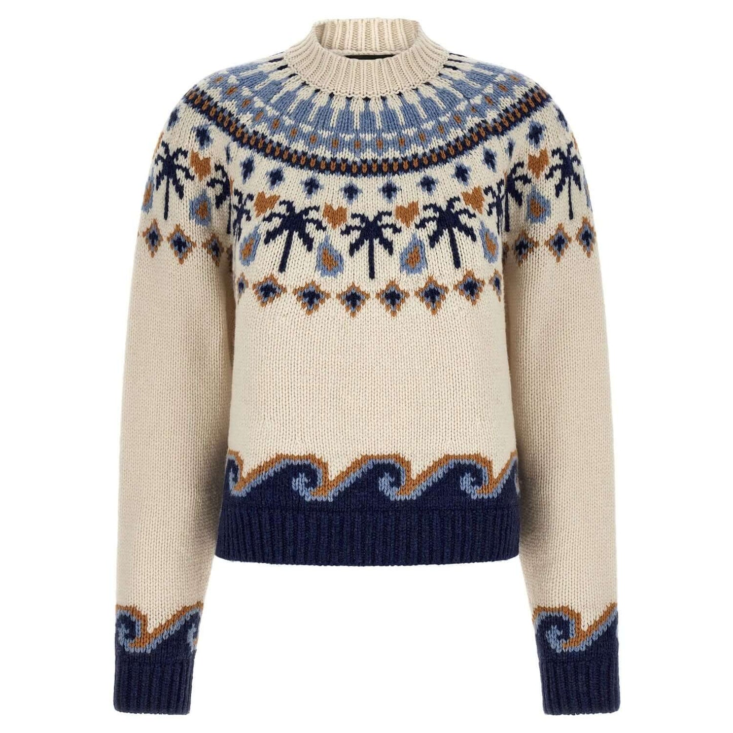Alanui Multicolor Virgin Wool Cardigan