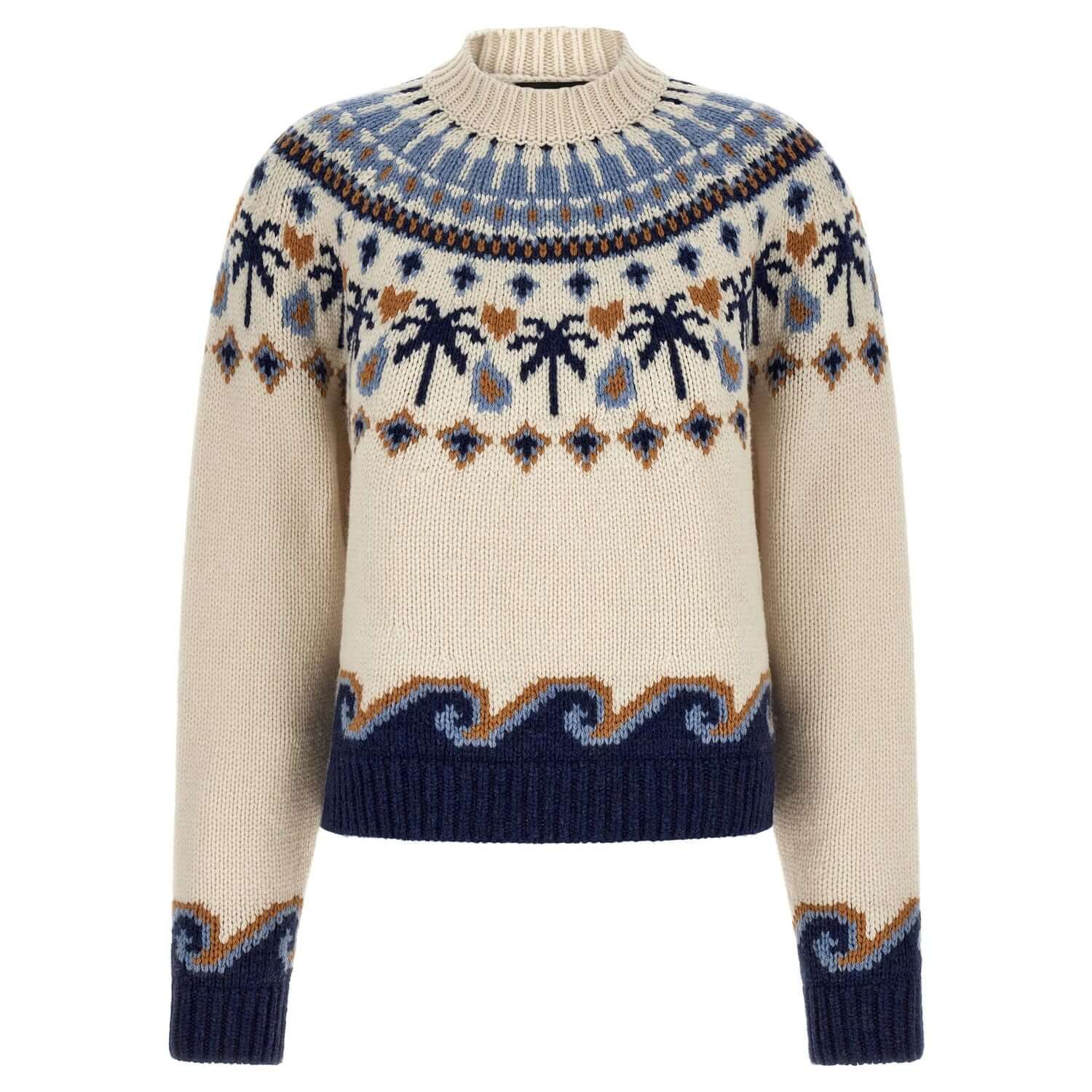 Alanui Multicolor Virgin Wool Cardigan