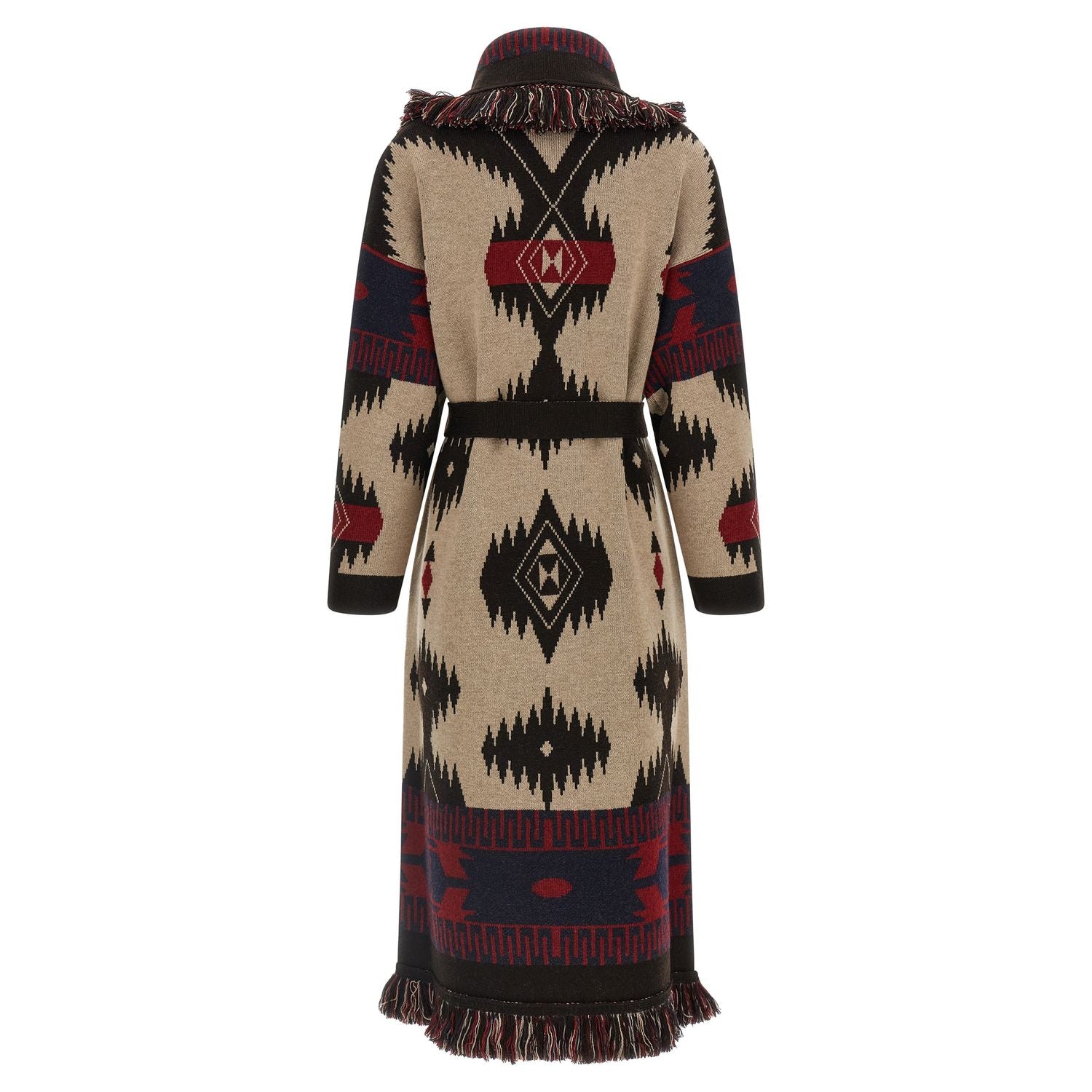 Alanui Multicolor Virgin Wool Coat