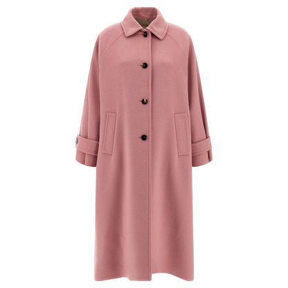 Alberto Biani Multicolor Virgin Wool Coat