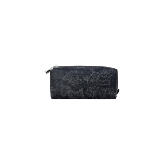 Alviero Martini Prima Classe Black Cotton Clutch Bag with elegant design, perfect for casual or evening use.