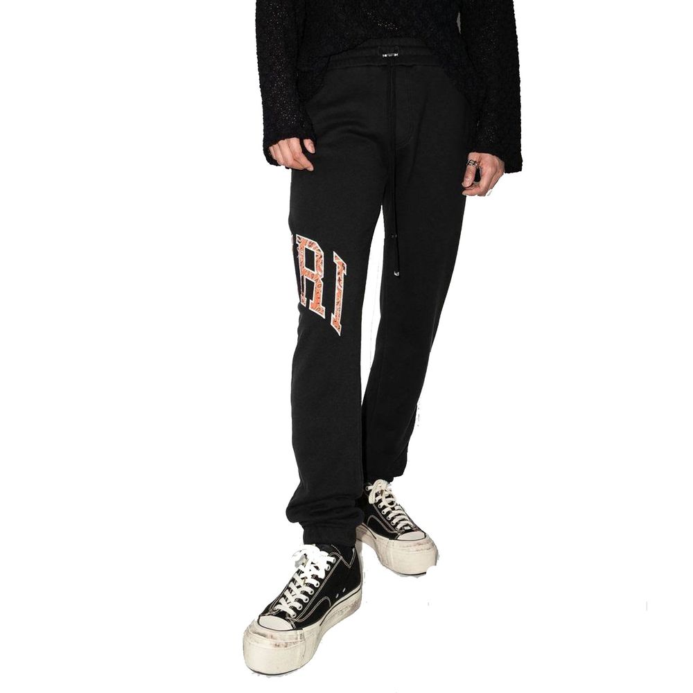 Amiri Black Cotton Joggers (Workout Pants)