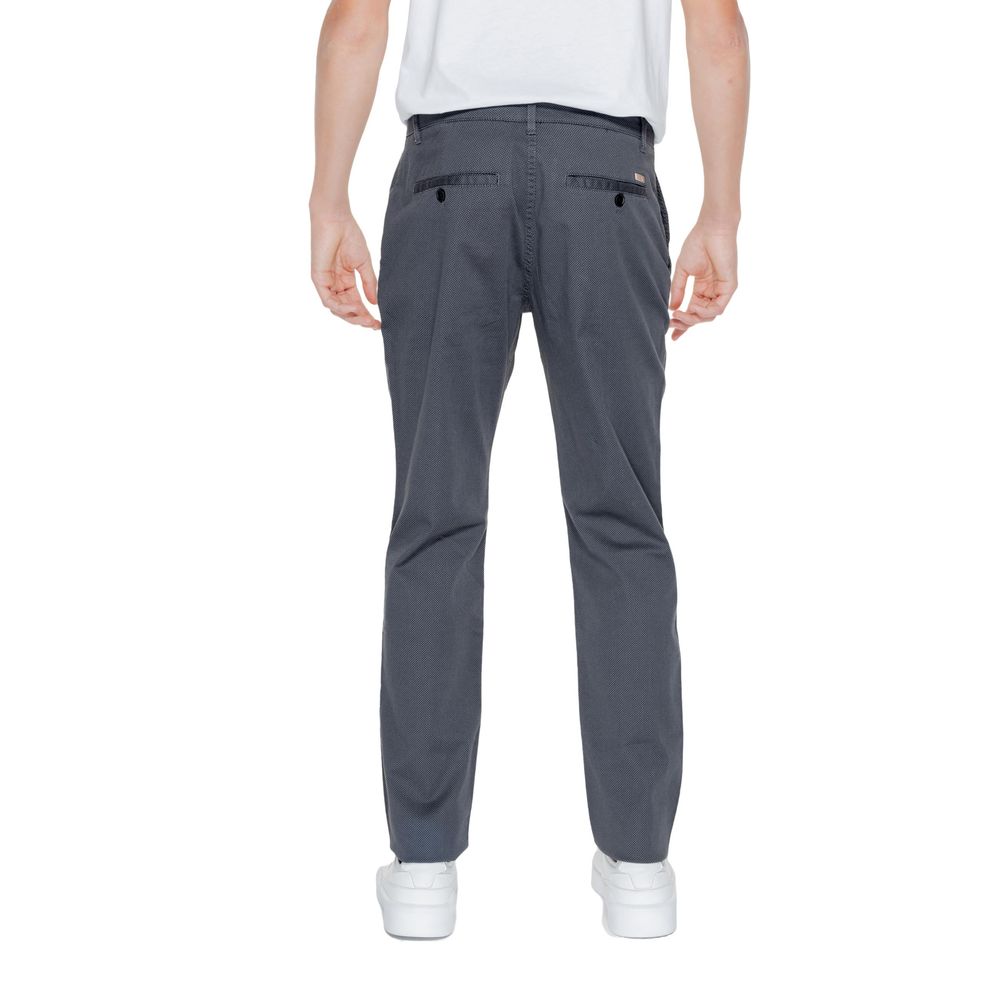 Armani Exchange Black Cotton Casual Pants