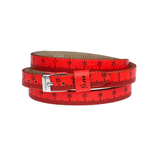 Il MEZZOMETRO Mod. FLUO - Bracciale in pelle/leather bracelet