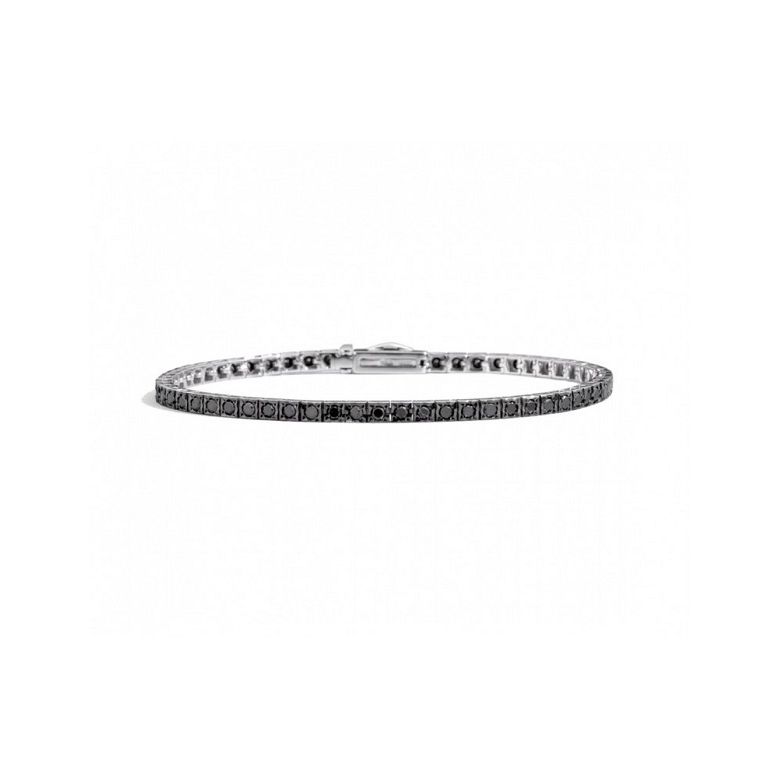 BRACCIALI RECARLO MOD. T39SE885_DK-19 elegant silver bracelet with gemstone accents