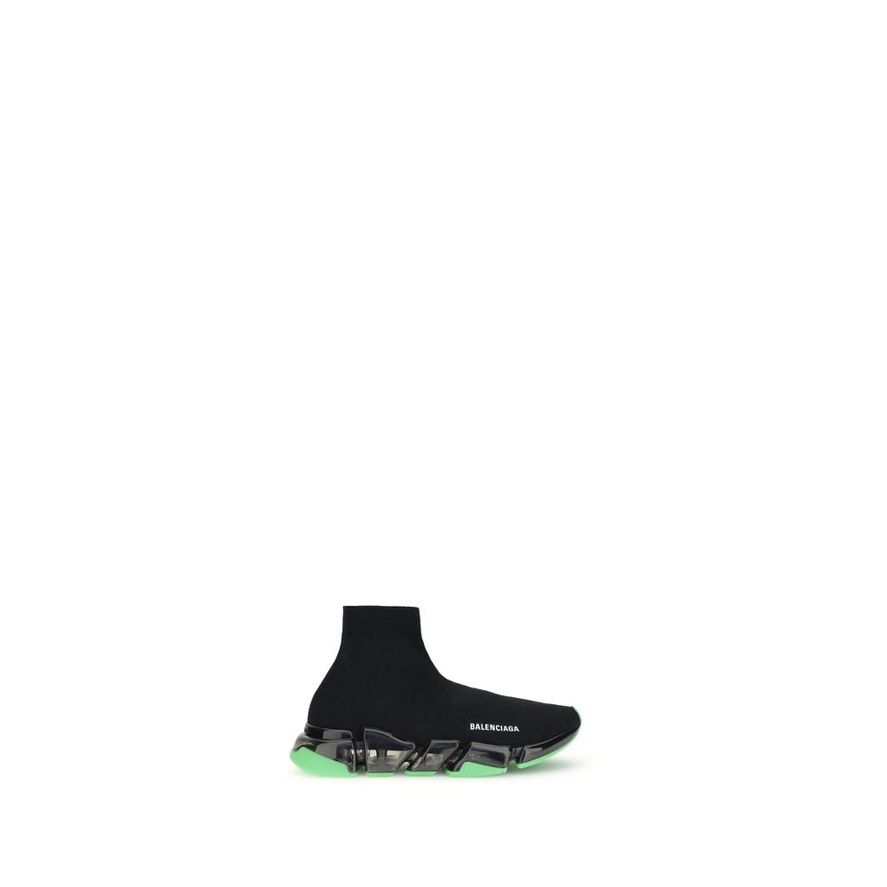 Balenciaga Black Polyester Athletic Sneakers