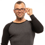 Bally Black Men Glasses Frame