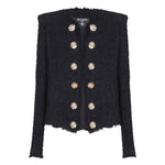 Balmain Edge-to-edge tweed jacket Jackets