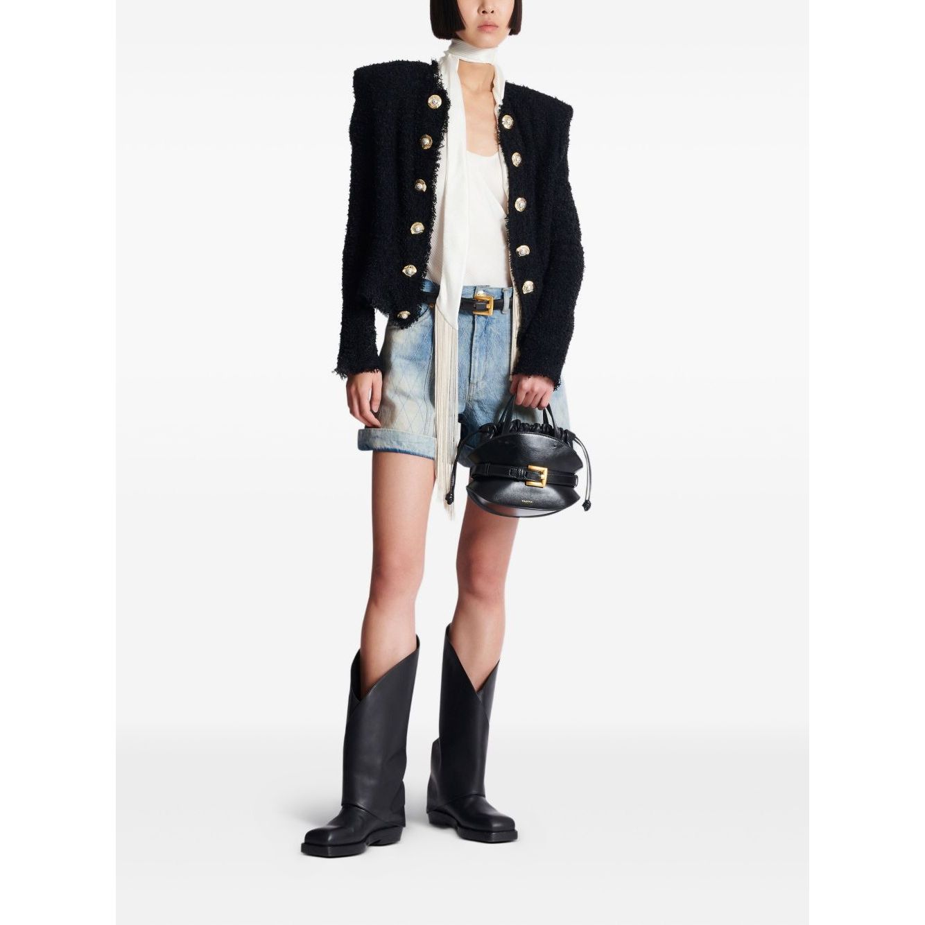Balmain Edge-to-edge tweed jacket Jackets