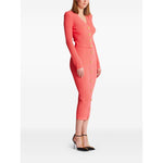 Balmain Long-sleeved twisted knit cardigan Topwear