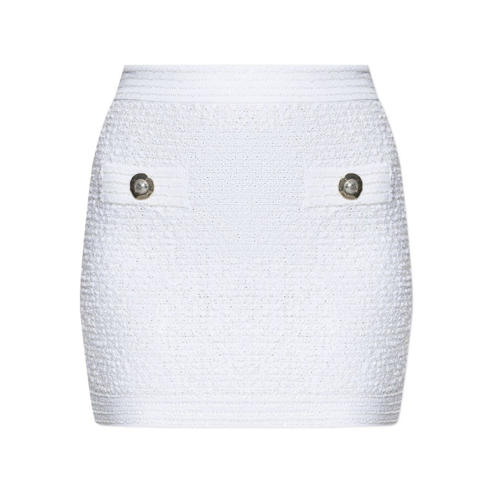 Balmain Tweed Mini Skirt Skirts