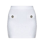 Balmain Tweed Mini Skirt Skirts