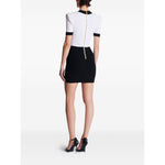 Balmain Two-tone twisted knit bodycon dress Dresses