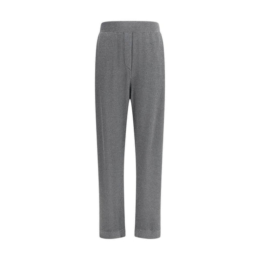 Brunello Cucinelli Gray Cotton Casual Pants