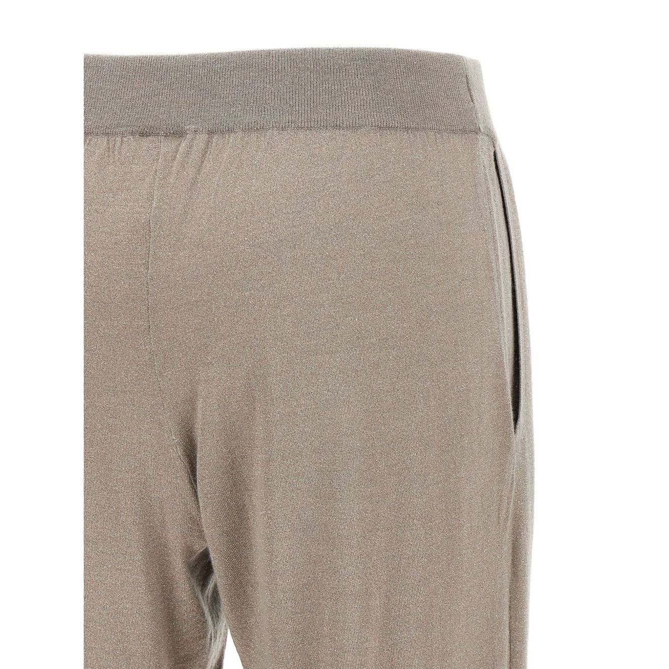 Brunello Cucinelli Lurex-detail trousers Trousers
