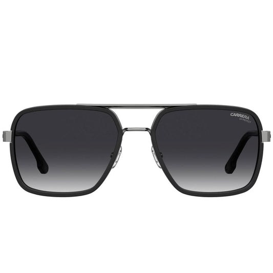 CARRERA MOD. CARRERA 256_S metal sunglasses for gents, front view. Stylish eyewear for men with black gradient lenses.
