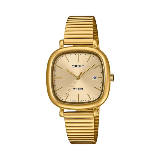 CASIO COLLECTION Mod. DATE SQUARE - GOLD Lady,Lady Ready Stocked Watches,READY STOCKED WATCHES,Watches,Watches - Accessories,Women,Wristwatch