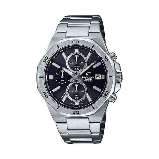 CASIO EDIFICE Mod. STANDARD CHRONOGRAPH LIGHT BLACK DIAL EFV-640D-1AVUEF