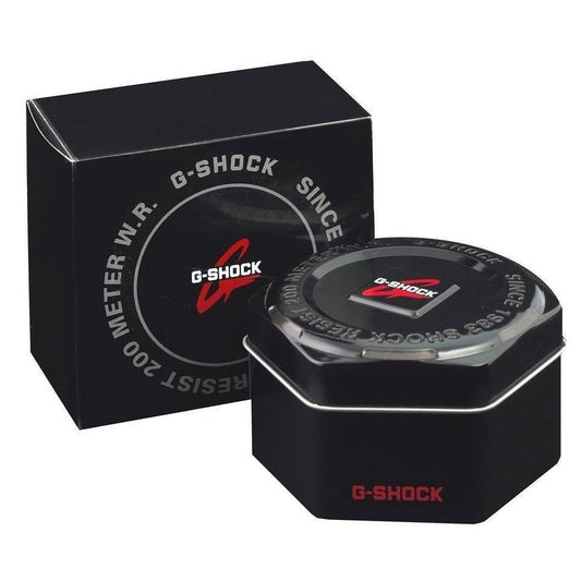 CASIO G-SHOCK MOD. OAK STREET UTILITY MILITARY SERIE wristwatch packaging with official box and logo.