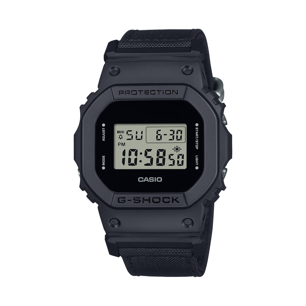 CASIO G-SHOCK Mod. THE ORIGIN - BLACK CORDURA ECO FABRIC STRAP SERIE wristwatch with multifunction quartz movement and 20 ATM water resistance