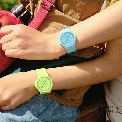 CASIO TIMELESS COLLECTION Mod. POP - BIO RESIN STRAP - LEMON GREEN