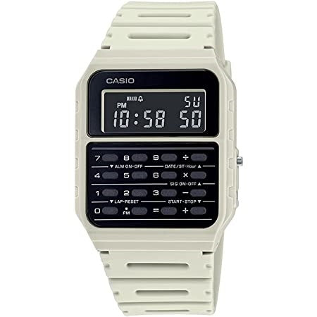 CASIO VINTAGE Mod. CALCULATOR EDGY COLLECTION - CREAM & BLACK