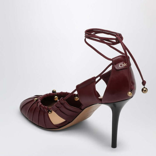 Chloé DecolletÃ&copy; Luna bordeaux