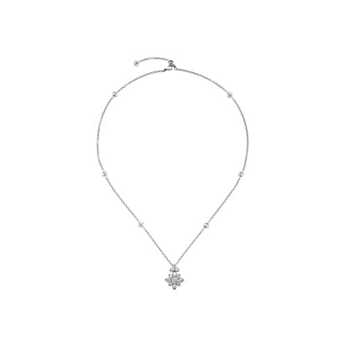 COLLANE GUCCI MOD. YBB703649001 elegant silver necklace with pendant