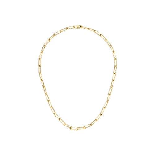 COLLANE GUCCI MOD. YBB745654002 gold chain necklace on white background