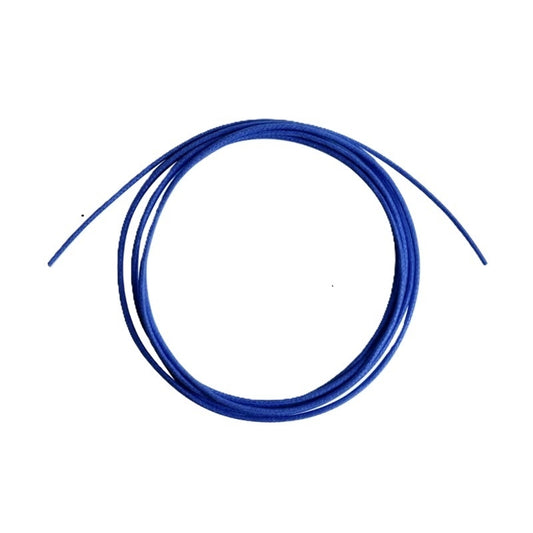 Blue cord product, CORDINI E SIGILLI DODO MOD. DDA6005CORDSRY2AG, coiled in a circle.
