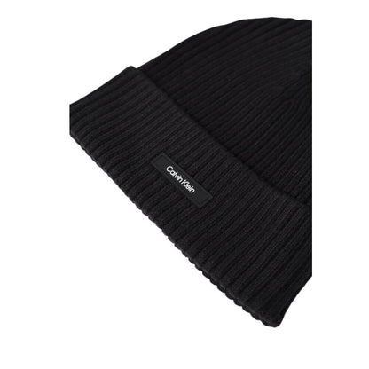 Calvin Klein Black Organic Cotton Caps Baseball Hat