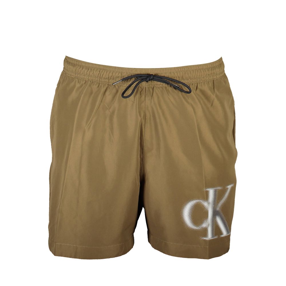 Calvin Klein Brown Polyester Swimwear