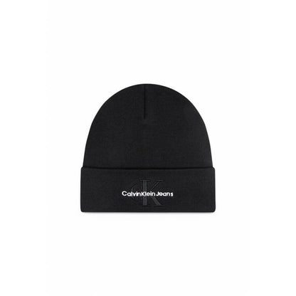 Calvin Klein Jeans Black Organic Cotton Caps Baseball Hat
