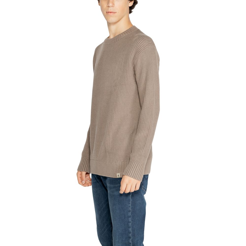 Calvin Klein Jeans Brown Organic Cotton Sweatshirt