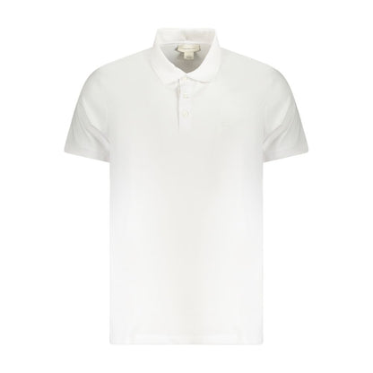 Calvin Klein White Cotton Men Polo Shirt