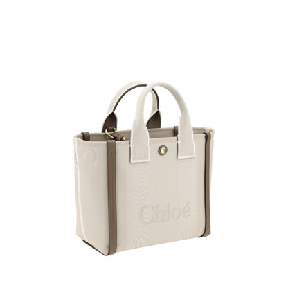 Chloé Beige Cotton Handbag