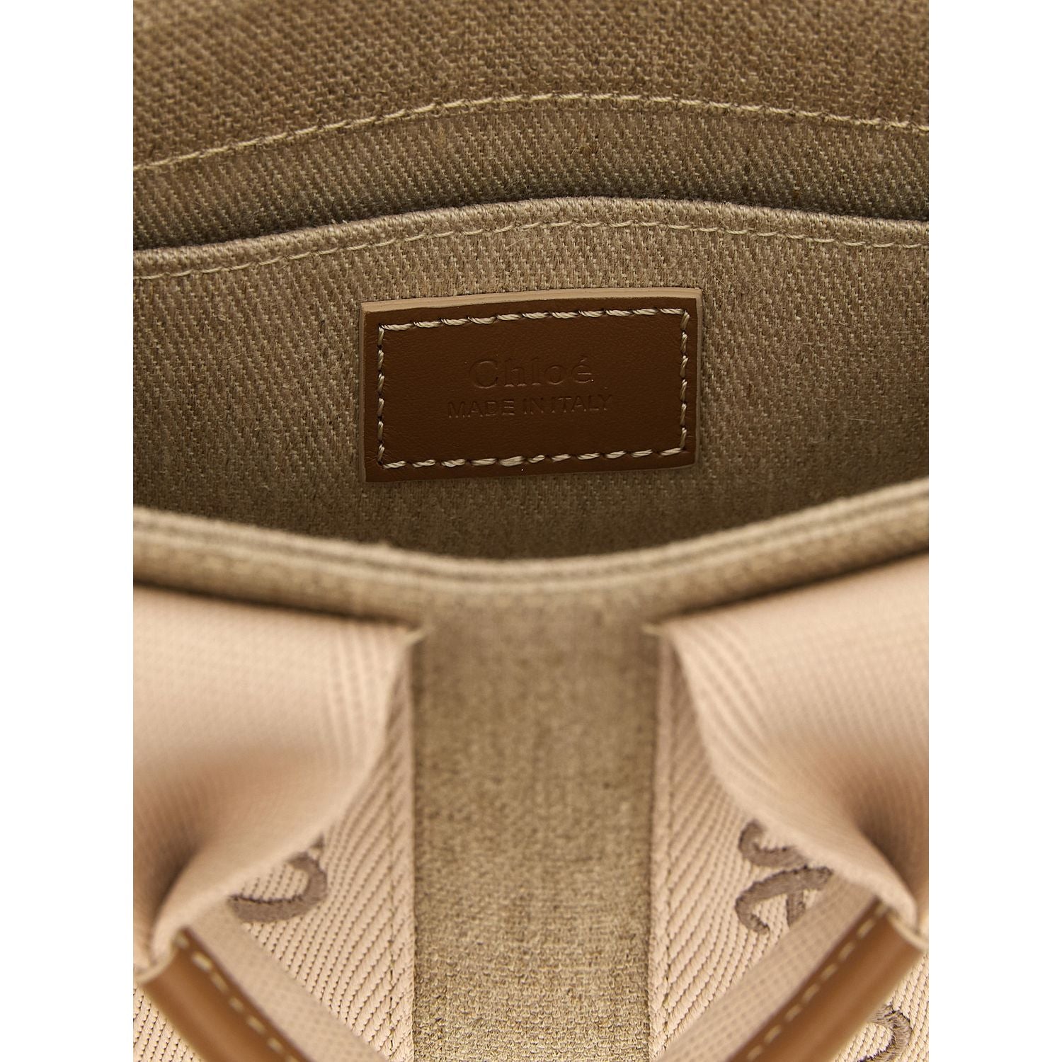 Chloé Multicolor Linen Handbag