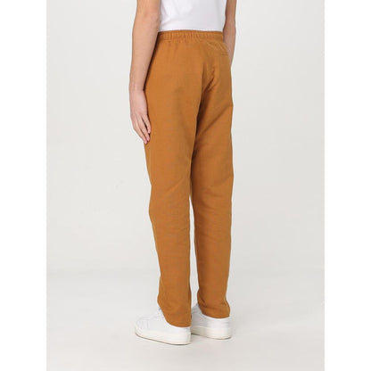 Colmar Brown Cotton And Linen Pants 1728,67400106144,Brown,Clothing,Colmar,IT52 | XL,Men,New with tags,Pants - Clothing