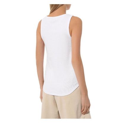Comme Des Fuckdown White Cotton Women Top