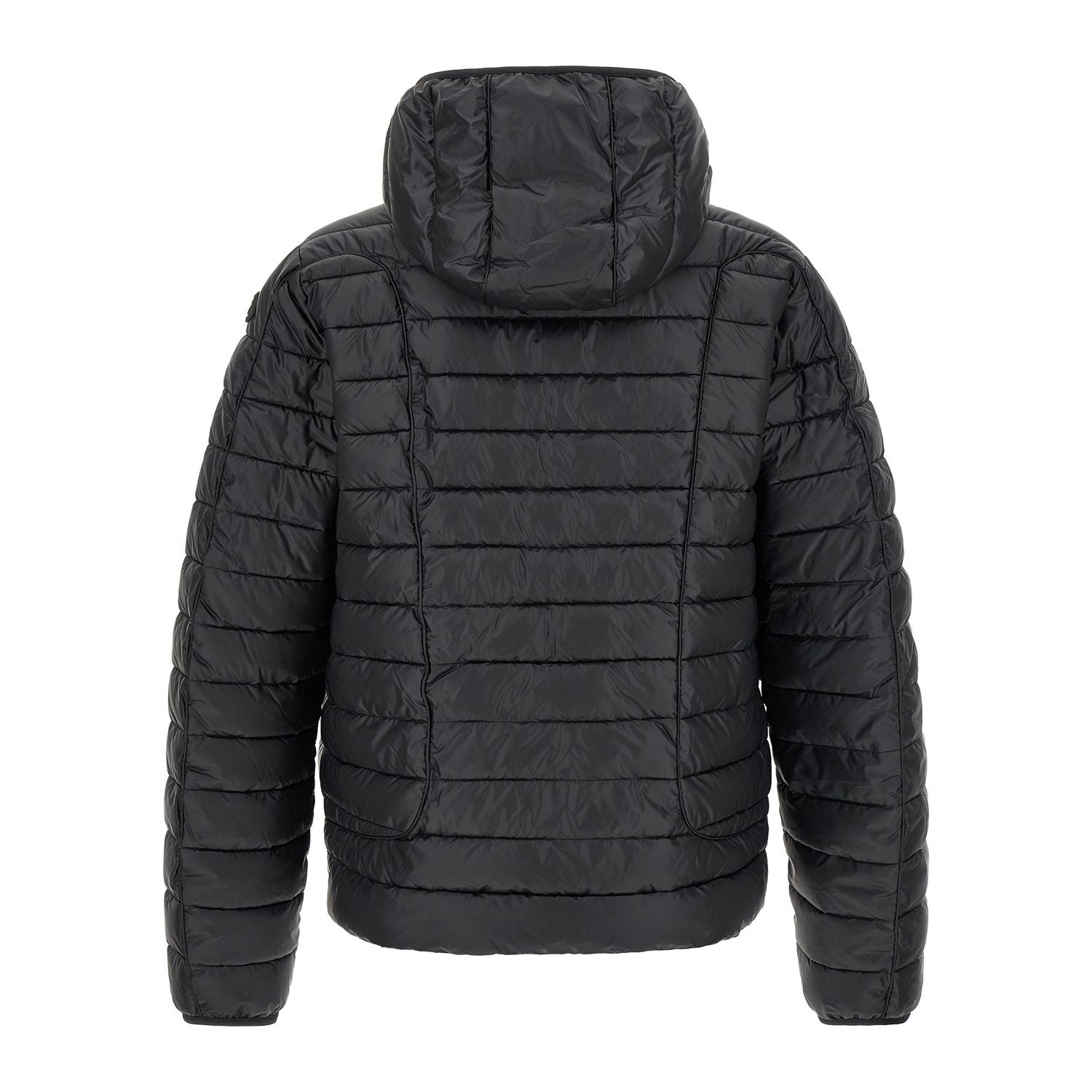 Diesel Black Polyester Full-Length Jacket