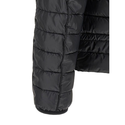 Diesel Black Polyester Full-Length Jacket