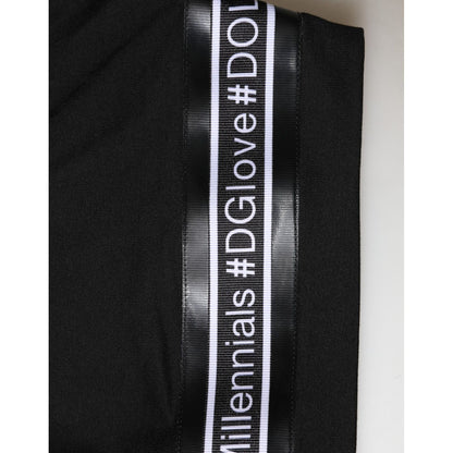 Dolce & Gabbana Black DGRoyals Cotton Men Crew Neck IT T-shirt